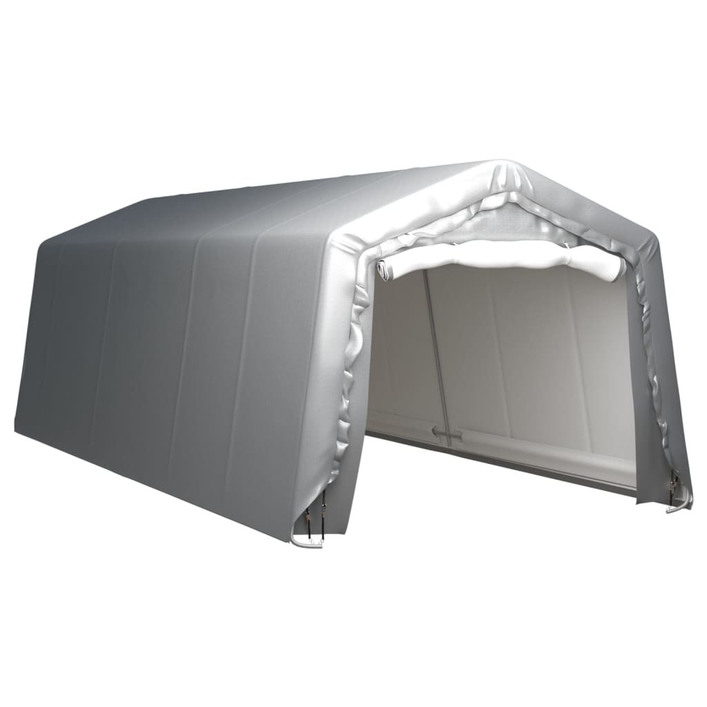 vidaXL Tenda de armazenamento 300x750 cm aço cinzento