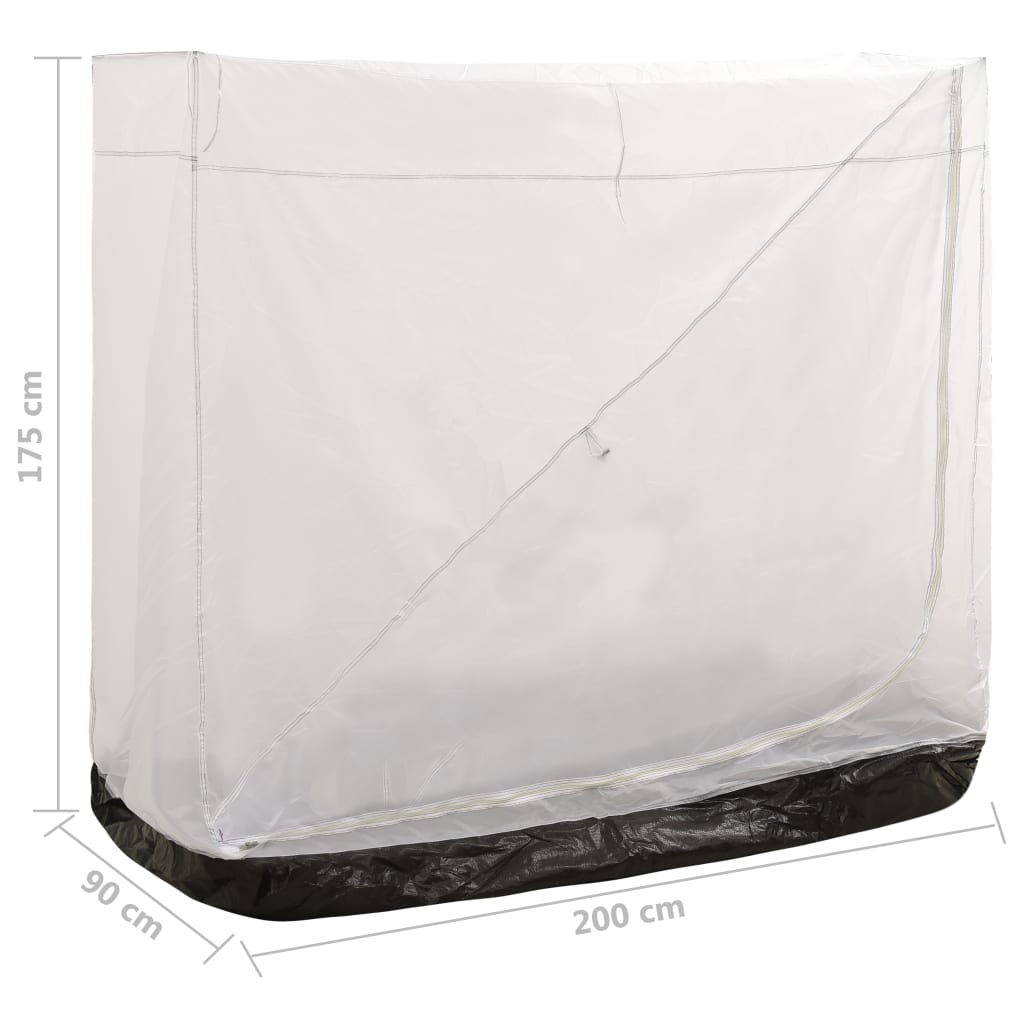 vidaXL Tenda interna universal 200x90x175 cm cinzento