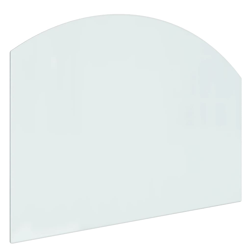 vidaXL Placa de vidro para lareira 80x60 cm