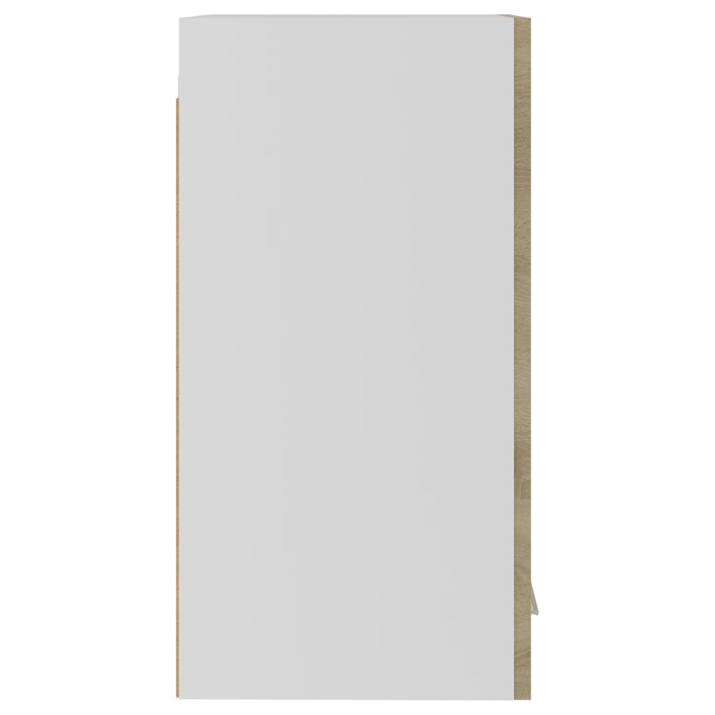 vidaXL Armário de parede 29,5x31x60 cm contraplacado cor carvalho