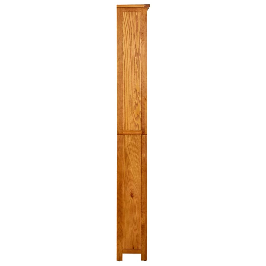 vidaXL Estante com 6 prateleiras 80x22,5x180cm madeira carvalho maciça