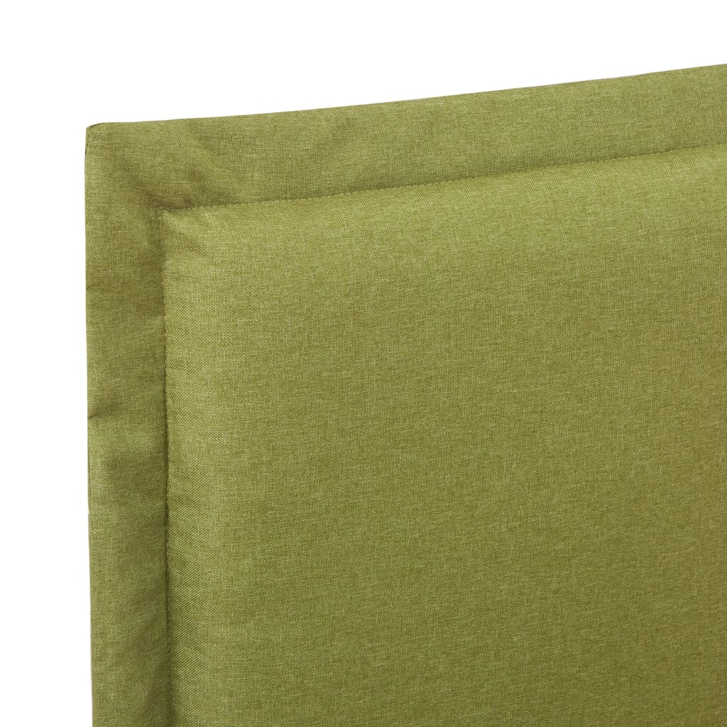vidaXL Estrutura de cama 120x200 cm tecido verde