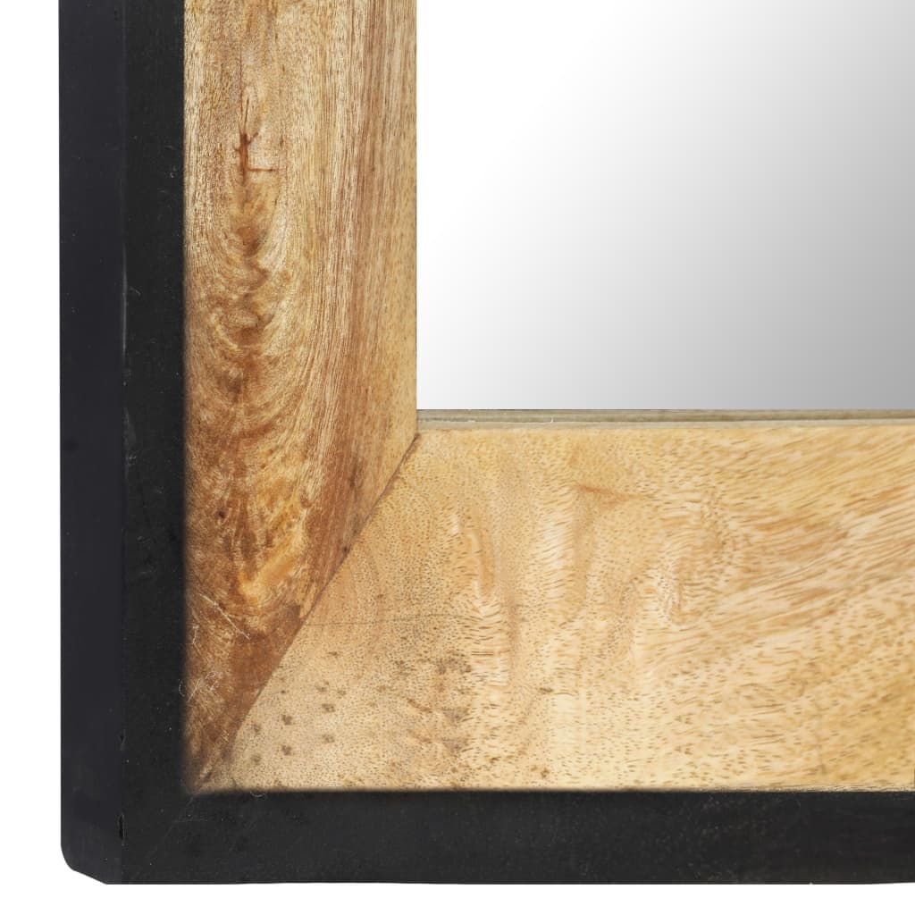 vidaXL Espelho 110x50 cm madeira de mangueira maciça