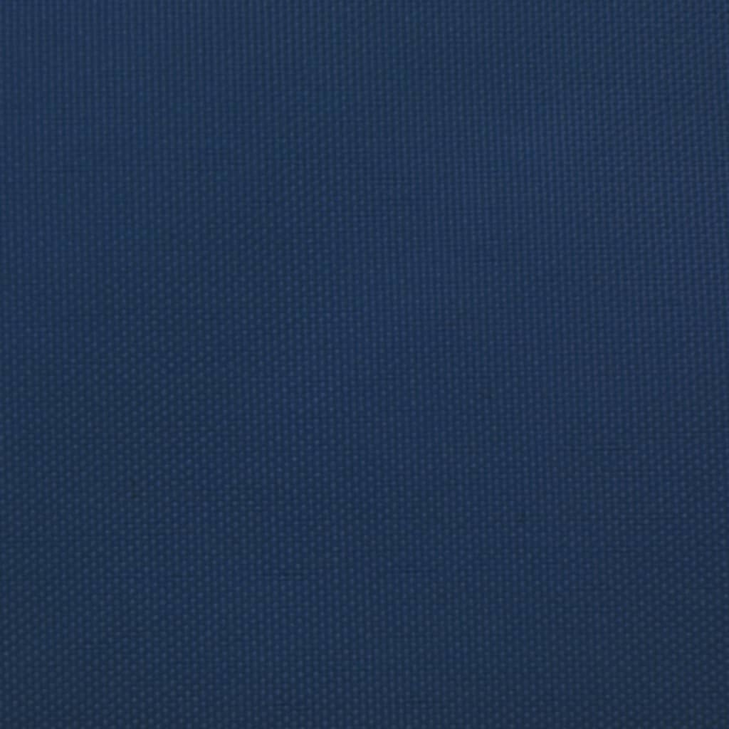 vidaXL Para-sol estilo vela tecido oxford quadrado 5x5 m azul