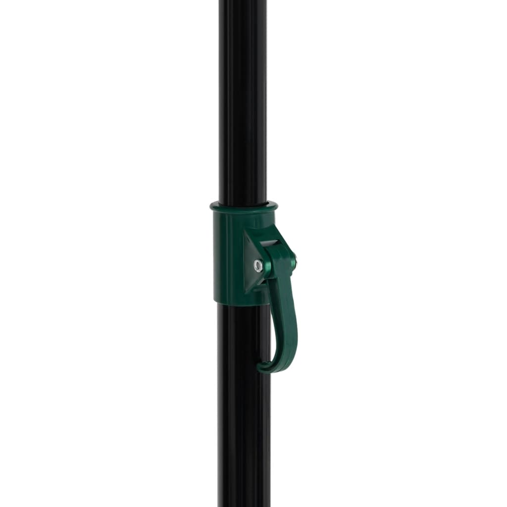 vidaXL Guarda-sol para pesca 220x193 cm verde