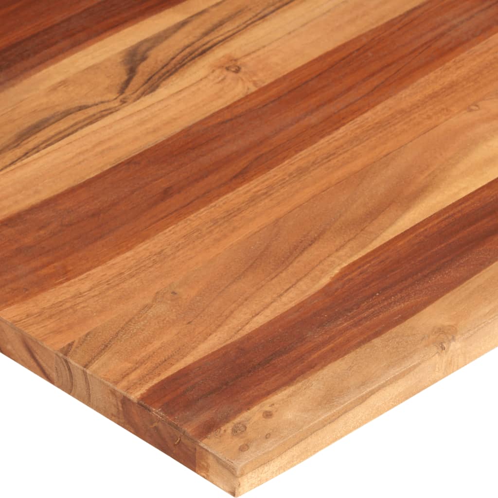 vidaXL Tampo de mesa madeira de sheesham maciça 25-27 mm 60x70 cm