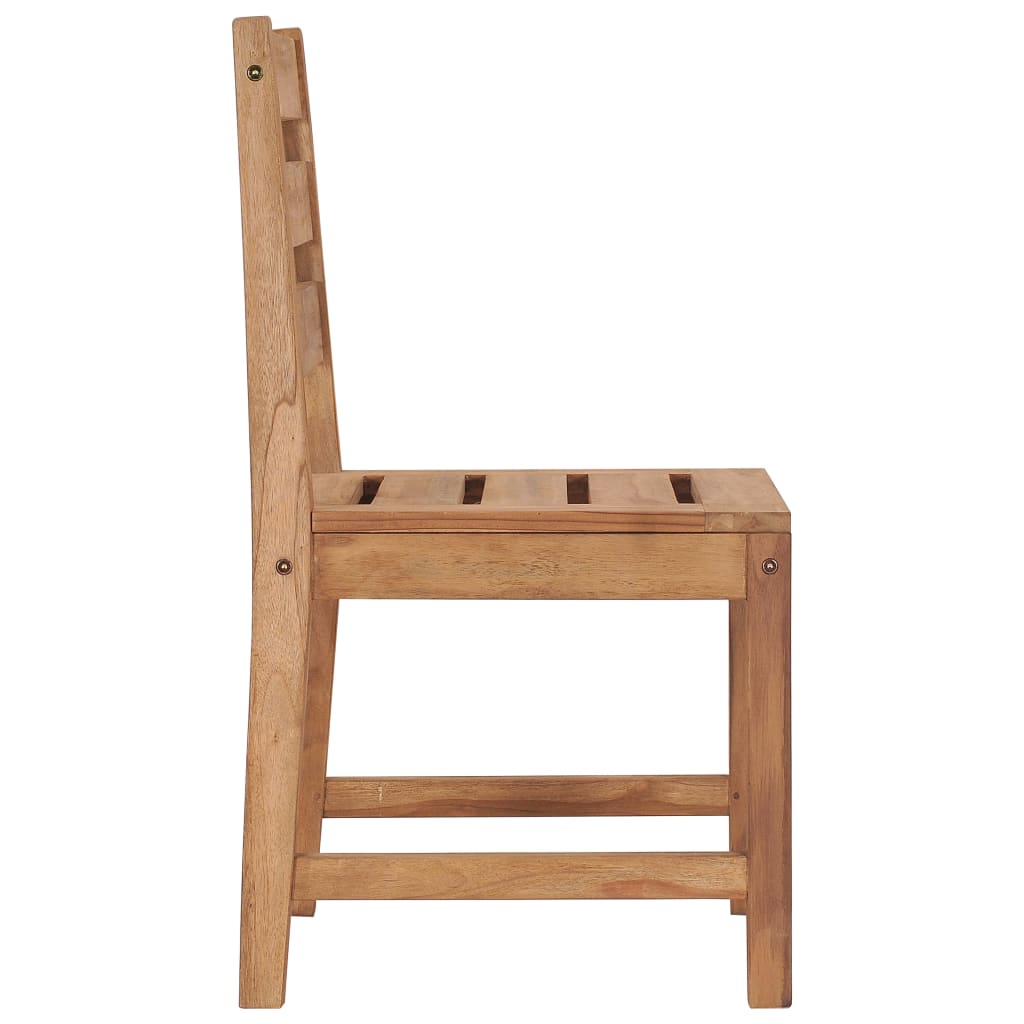 vidaXL Cadeiras de jardim 2 pcs madeira de teca maciça