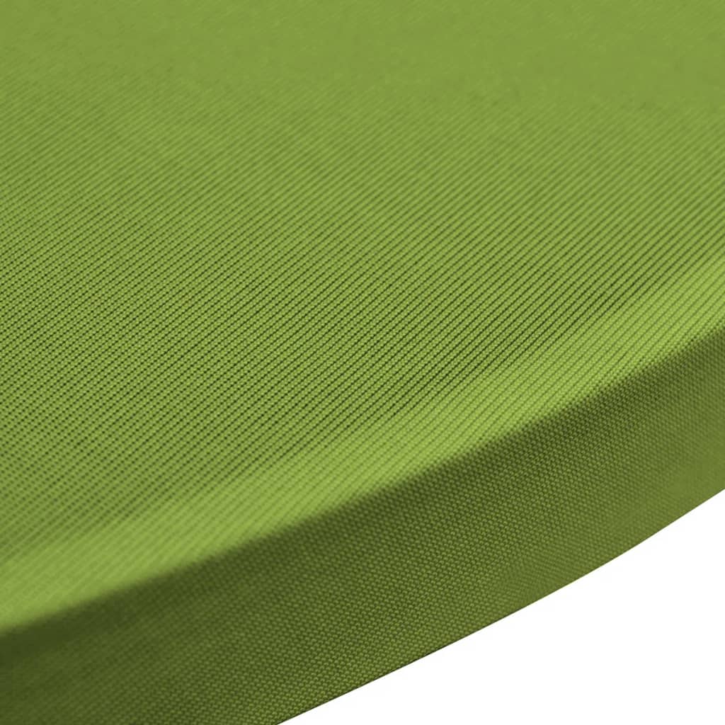 vidaXL Capa extensível para mesa 2 pcs 80 cm verde