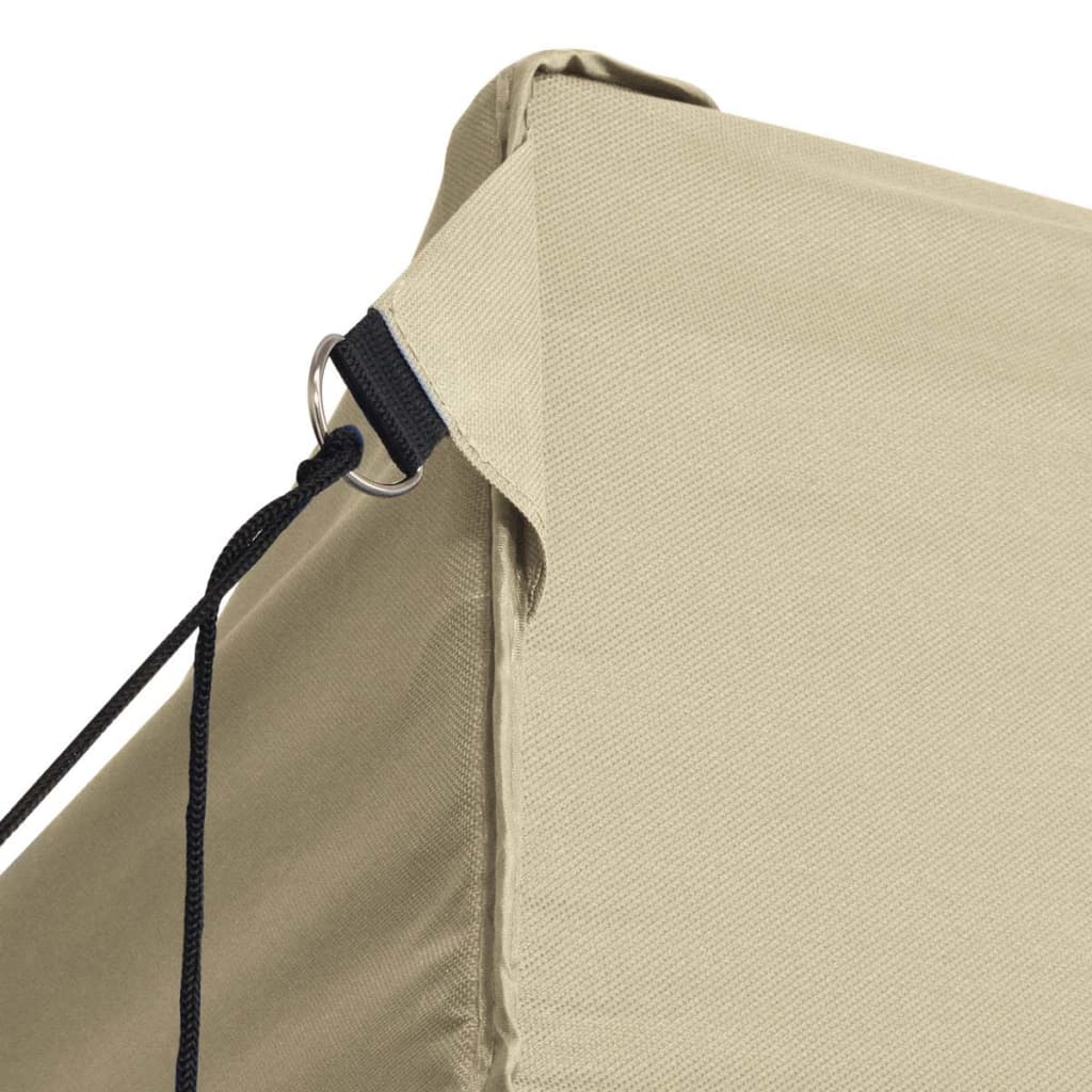 vidaXL Tenda pop-up dobrável com 4 paredes laterais 3x4,5 m branco nata