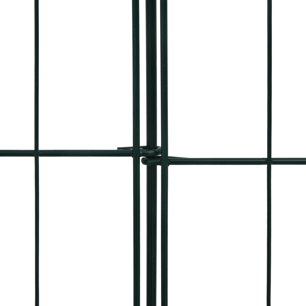 vidaXL Conjunto painéis de vedação para jardim 115x79 cm verde