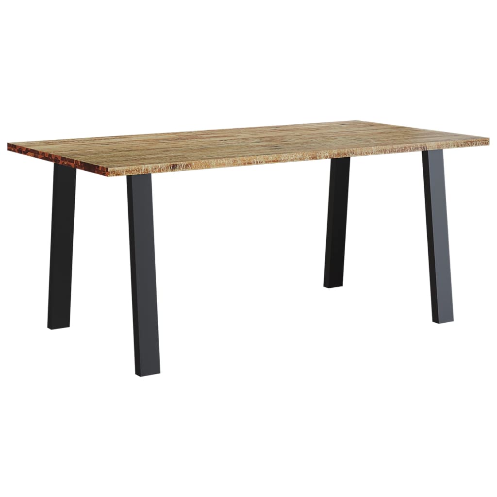 vidaXL Mesa de jantar 150x90x75 cm madeira de acácia maciça