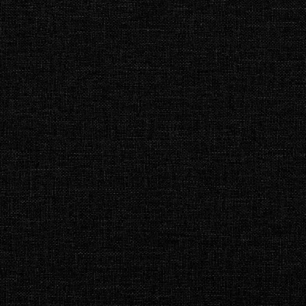 vidaXL Sofá-cama 80x200 cm tecido preto