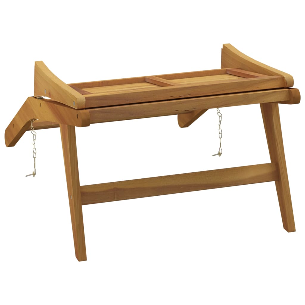 vidaXL Cadeira de jardim madeira de teca maciça