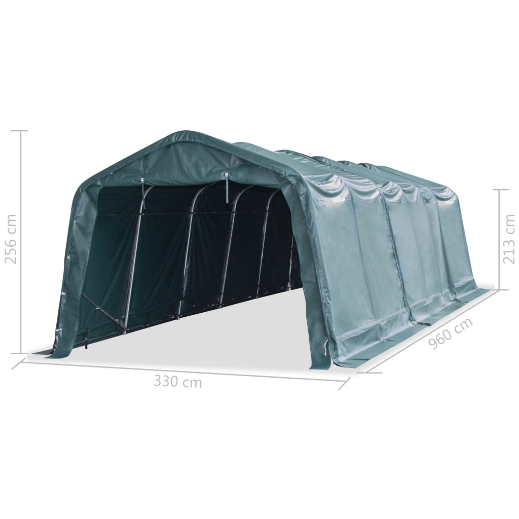 vidaXL Estrutura de tenda em aço 3,3x9,6 m