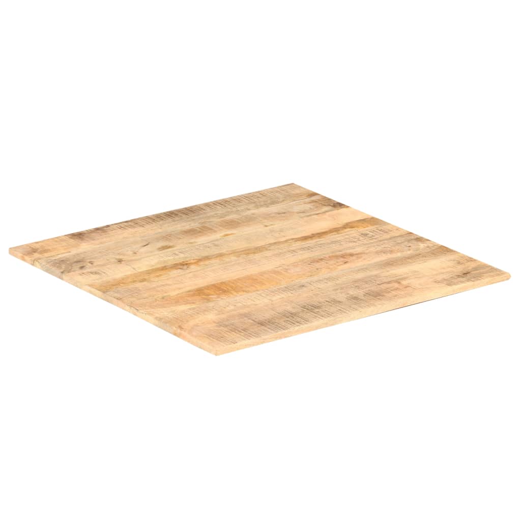 vidaXL Tampo de mesa madeira de mangueira maciça 15-16 mm 70x70 cm