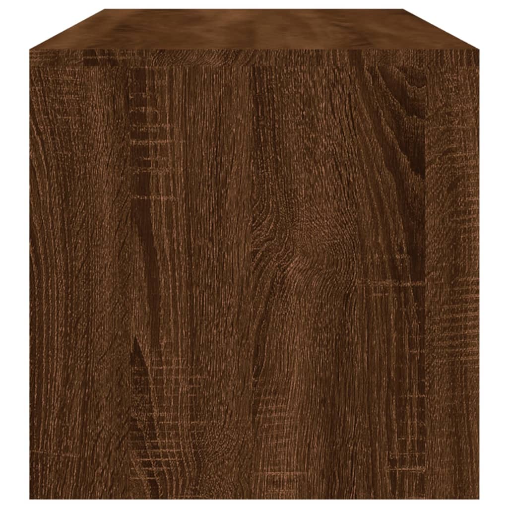 vidaXL Mesa de centro 100x40x40 cm derivados madeira carvalho castanho