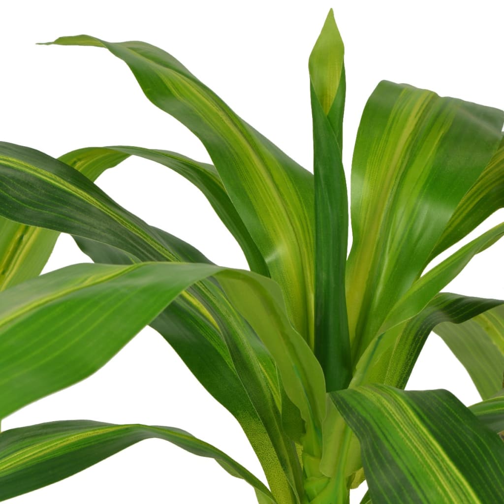 vidaXL Planta dracena artificial com vaso 100 cm verde