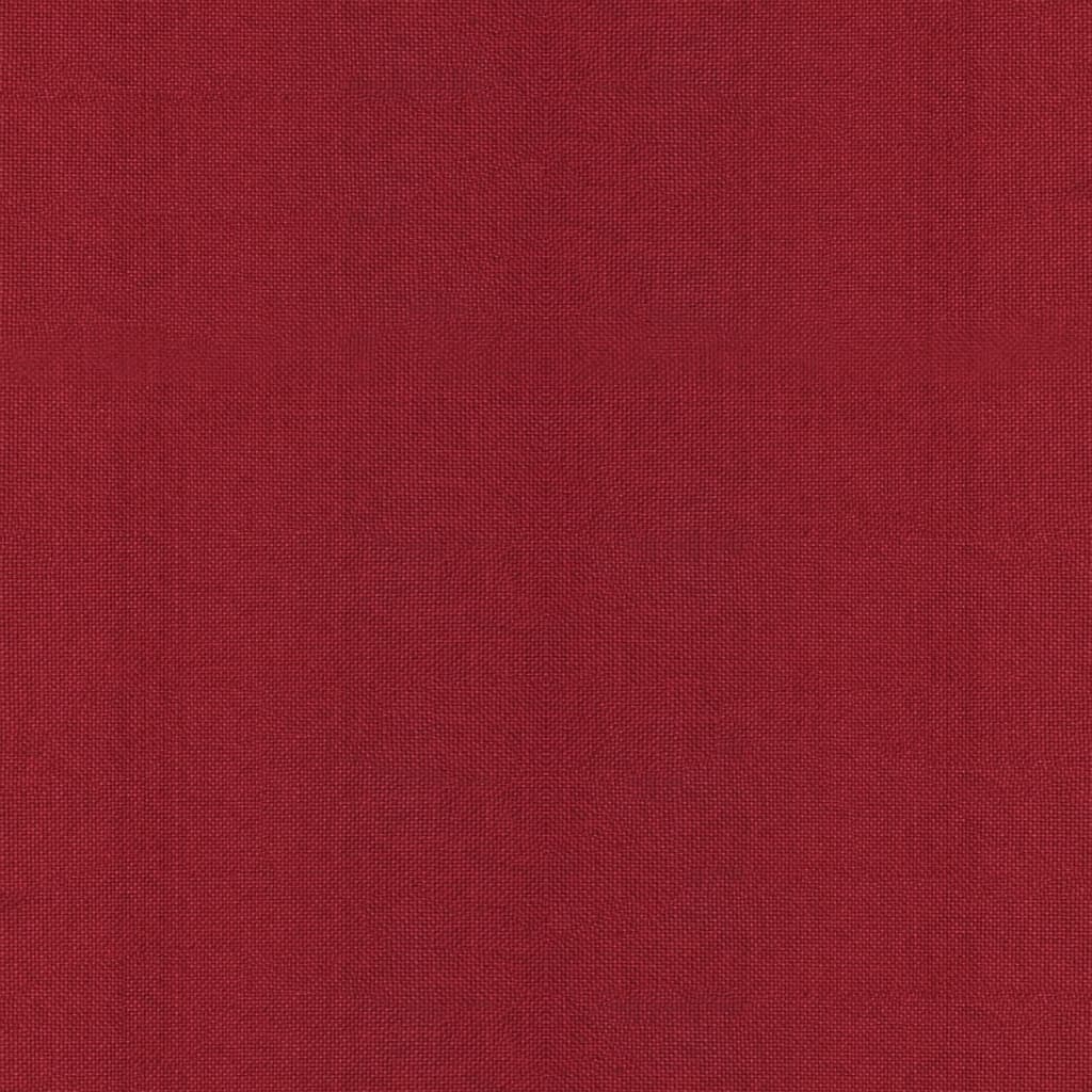 vidaXL Banco de bar tecido vermelho tinto