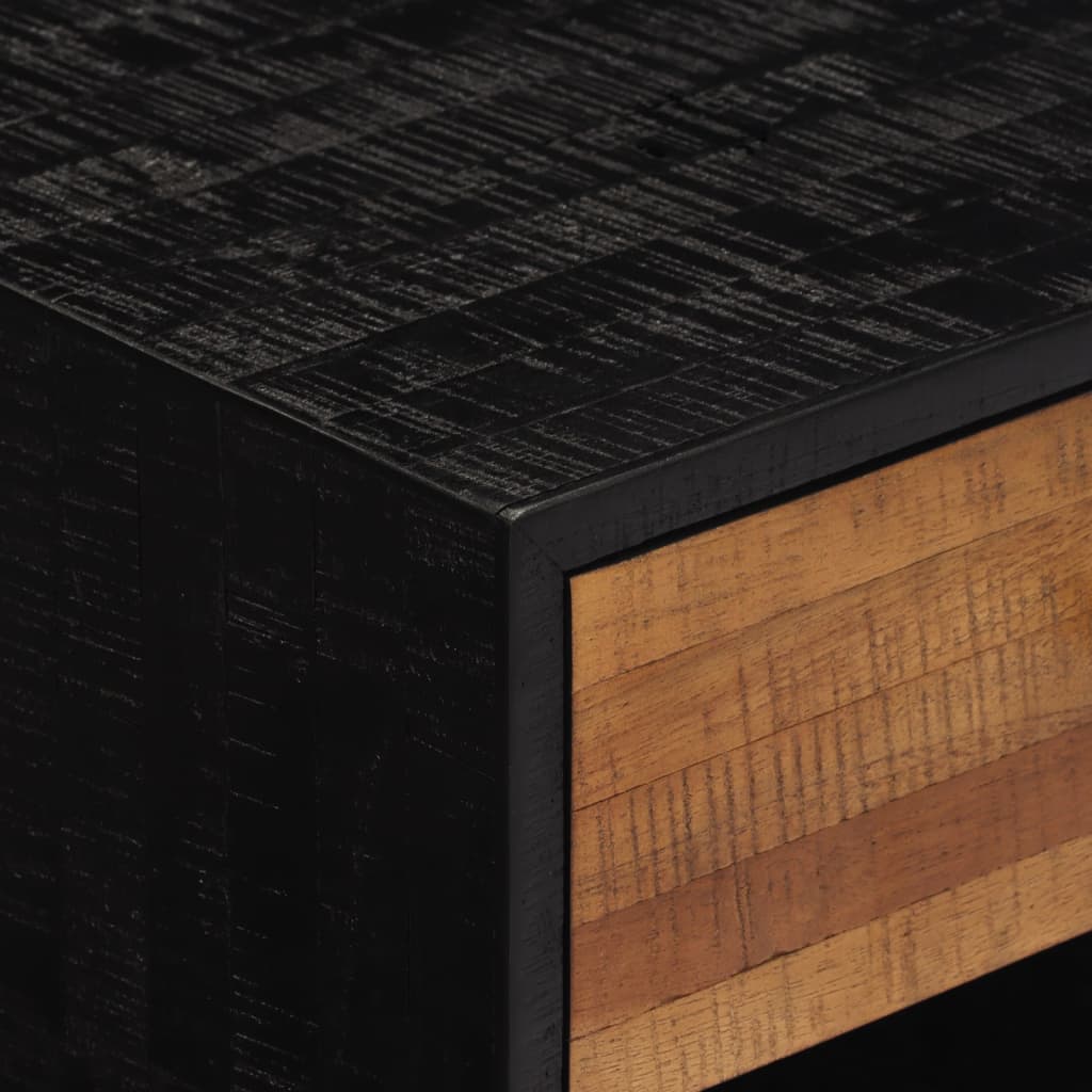 vidaXL Mesa de cabeceira 40x30x50 cm madeira de teca maciça
