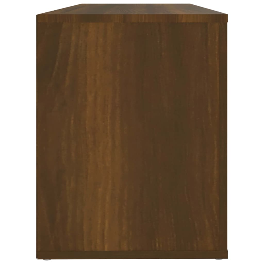 vidaXL Sapateira 100x35x45 cm derivados de madeira carvalho castanho