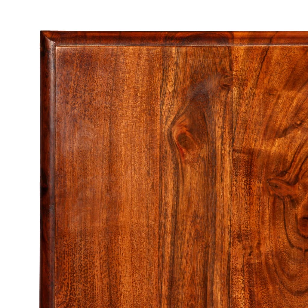 vidaXL Mesa jantar madeira maciça c/ acabamento a mel 200x100x76 cm