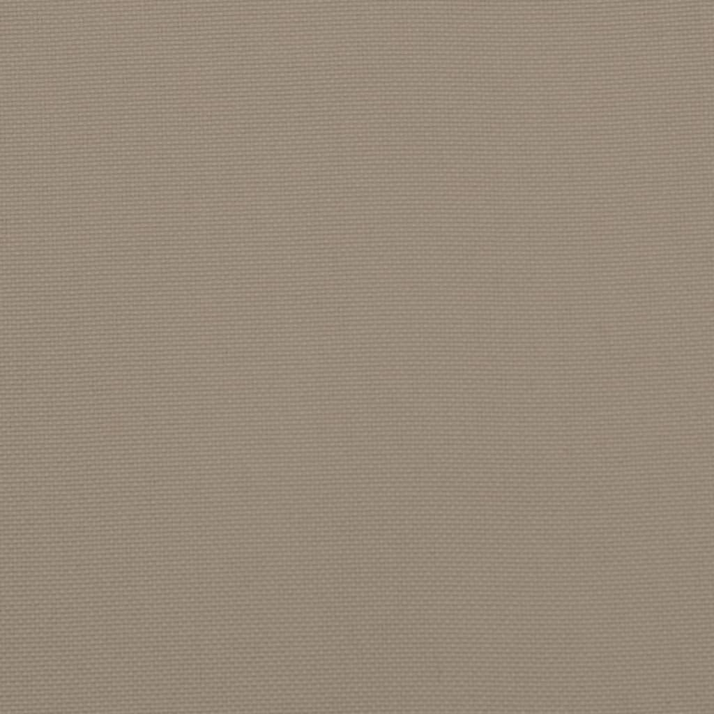 vidaXL Almofadão p/ sofá paletes 60x60x12 cm tecido cinza-acastanhado