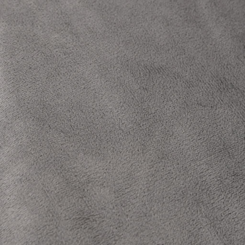 vidaXL Manta pesada c/ cobertura 13 kg 200x220 cm tecido cinzento