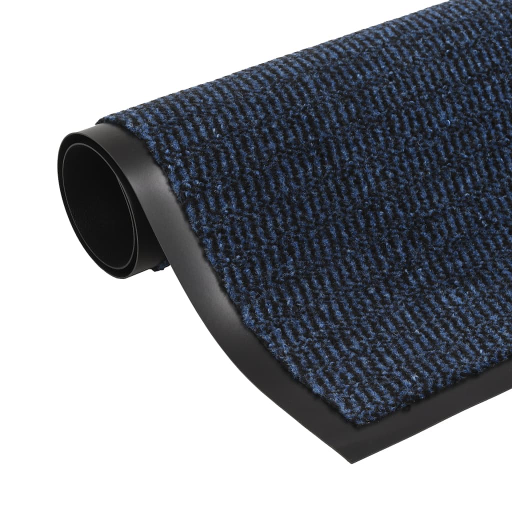 vidaXL Tapete controlo de pó retangular tufado 40x60 cm azul