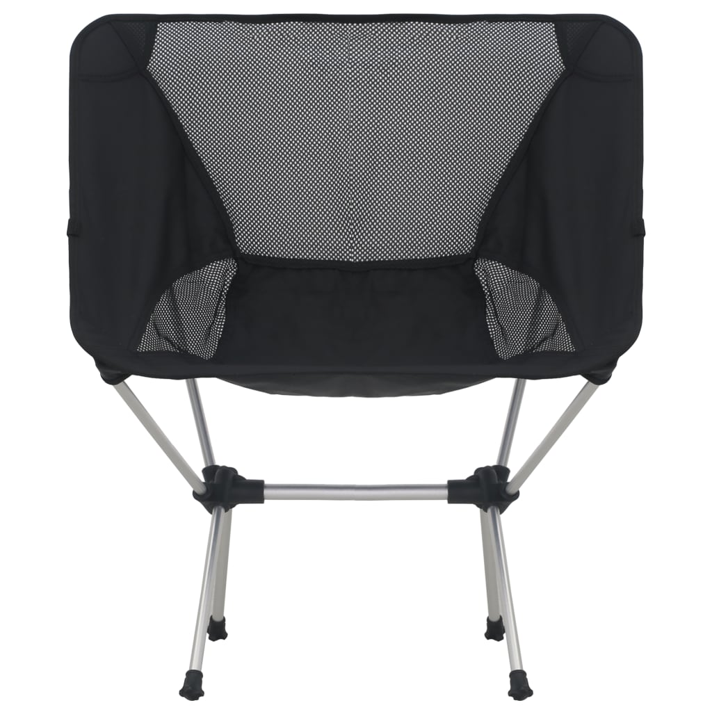 vidaXL Cadeiras campismo dobráveis c/ saco 2 pcs 54x50x65 cm alumínio