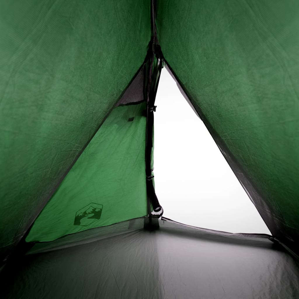 vidaXL Tenda de campismo cúpula para 2 pessoas impermeável verde