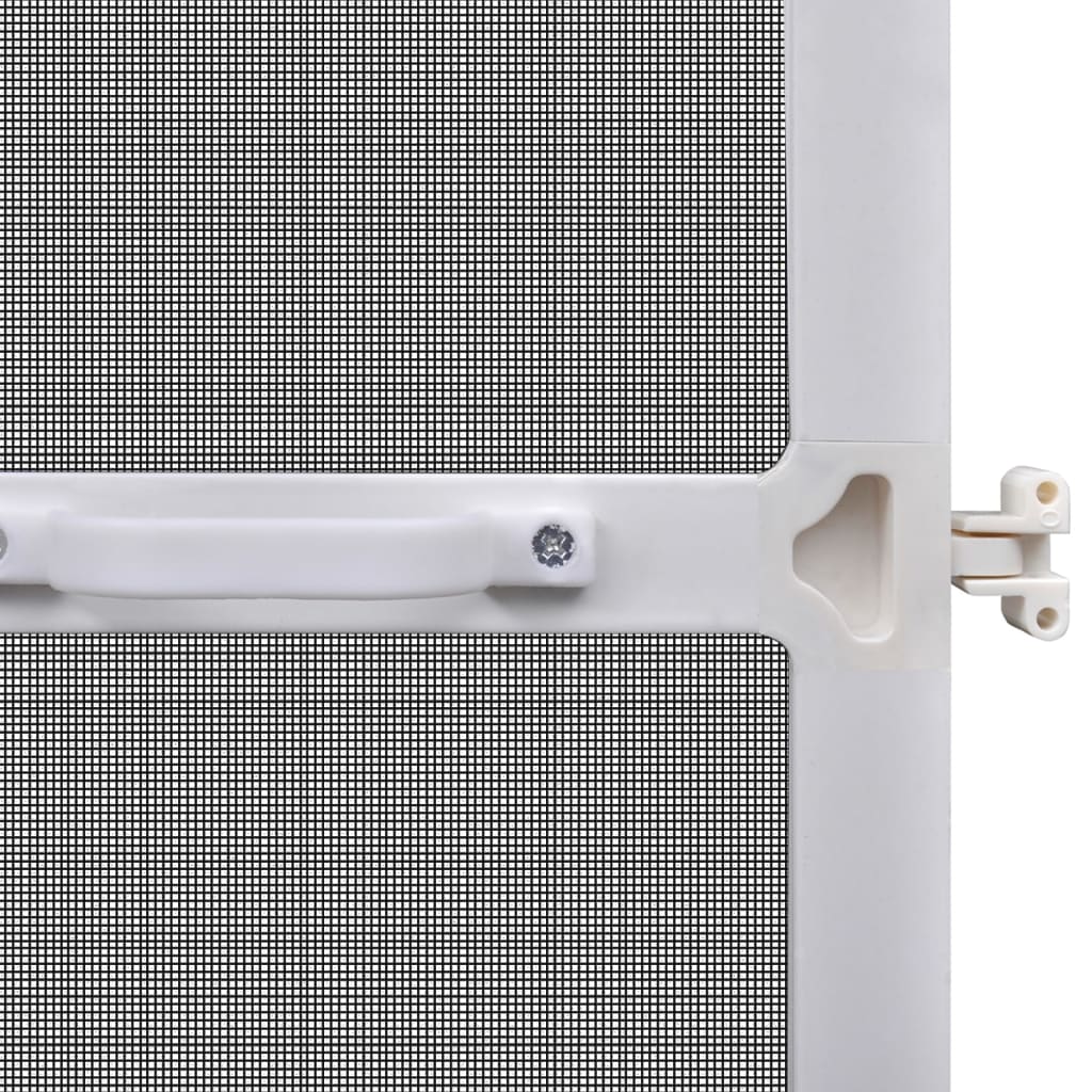 vidaXL Tela anti-insetos articulada para portas 100 x 215 cm branco