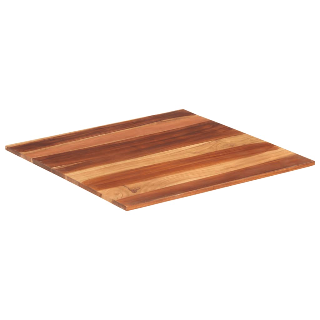vidaXL Tampo de mesa madeira de acácia maciça 15-16 mm 70x70 cm