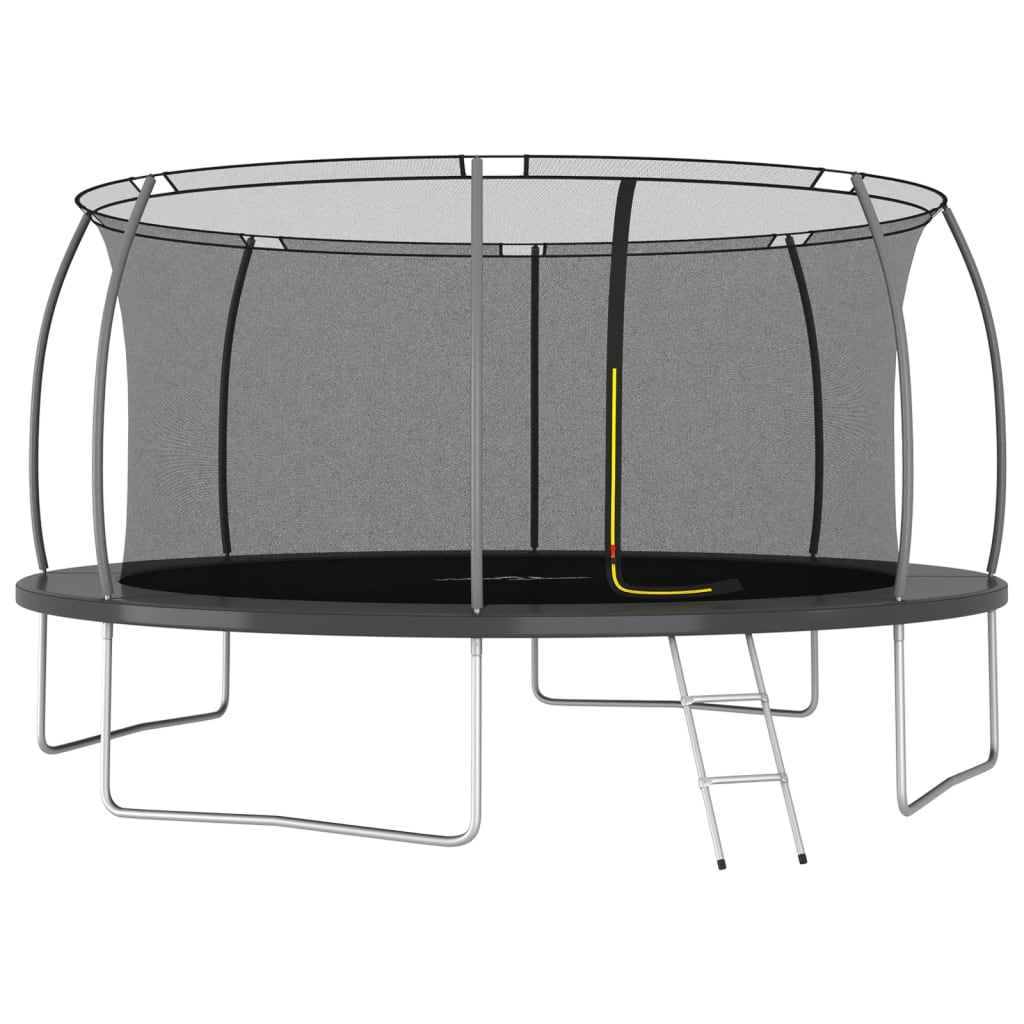 vidaXL Conjunto de trampolim redondo 460x80 cm 150 kg