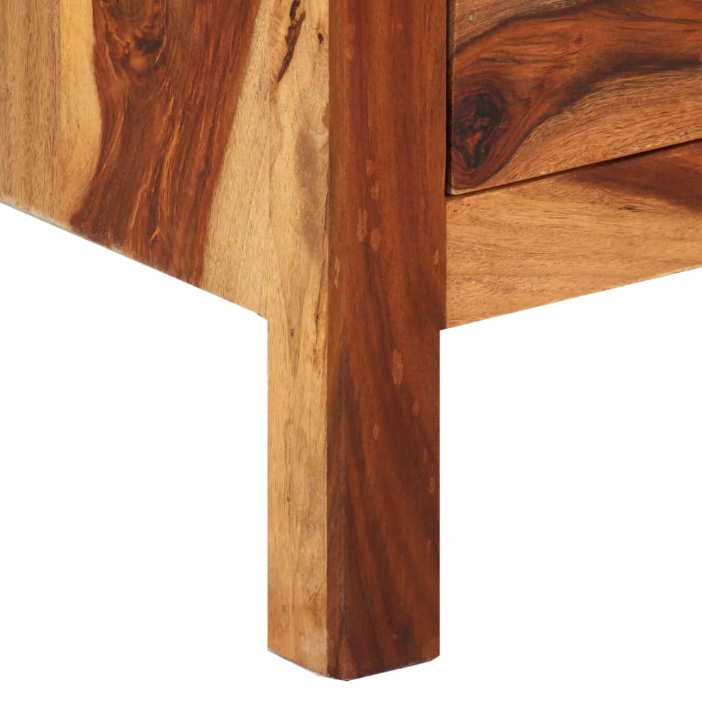 vidaXL Aparador em madeira de sheesham maciça 65x30x80 cm