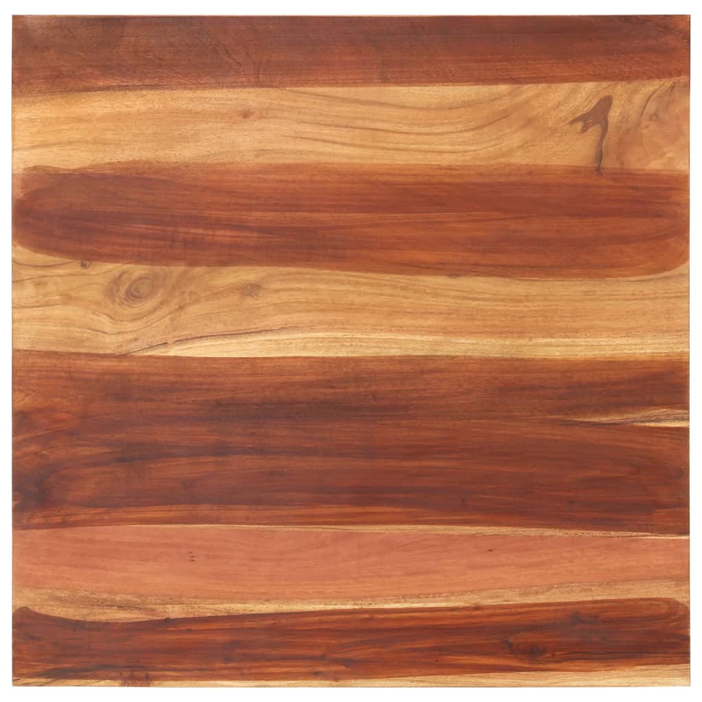 vidaXL Tampo de mesa madeira de acácia maciça 15-16 mm 70x70 cm