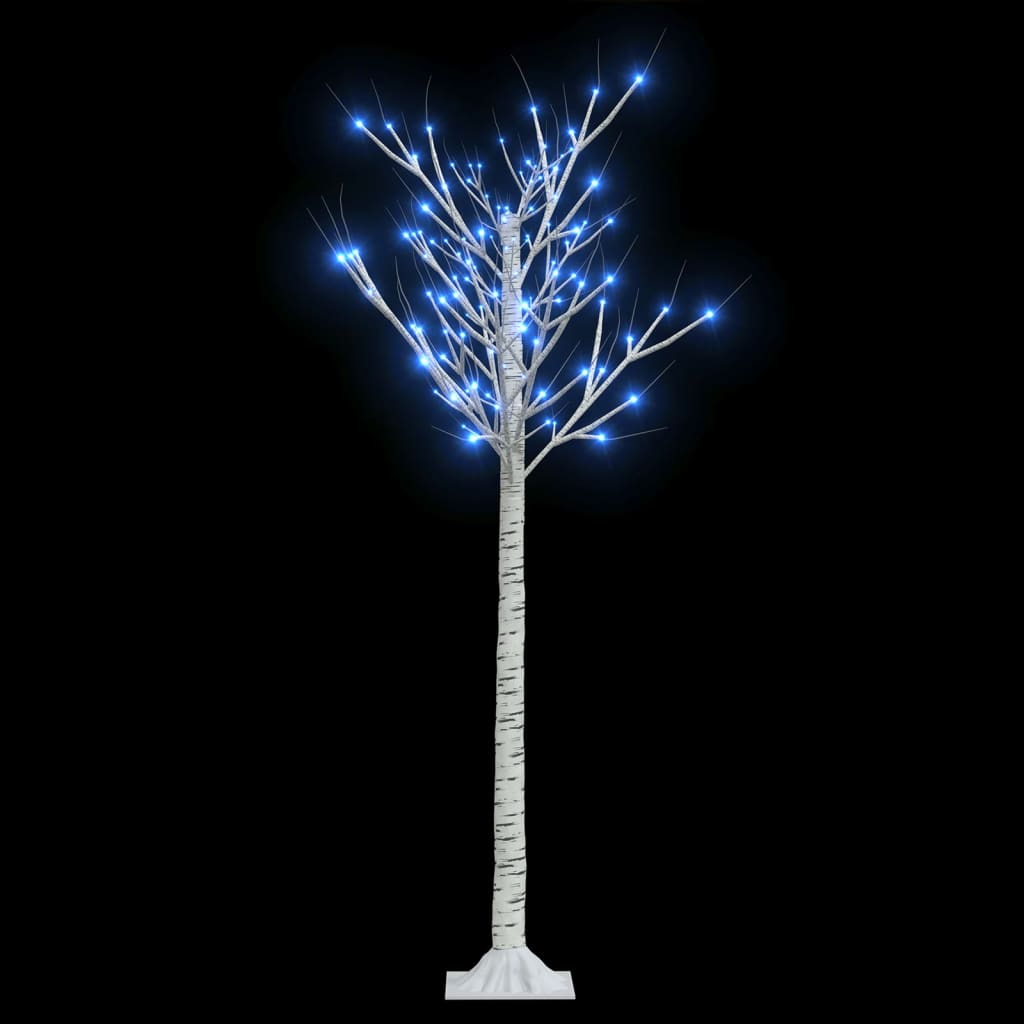 vidaXL Árvore de Natal 140 LEDs salgueiro int./ext. 1,5m azul