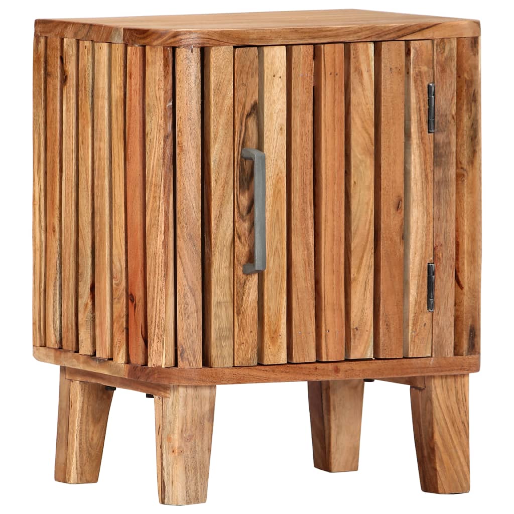 vidaXL Mesa de cabeceira 40x30x50 cm madeira acácia maciça
