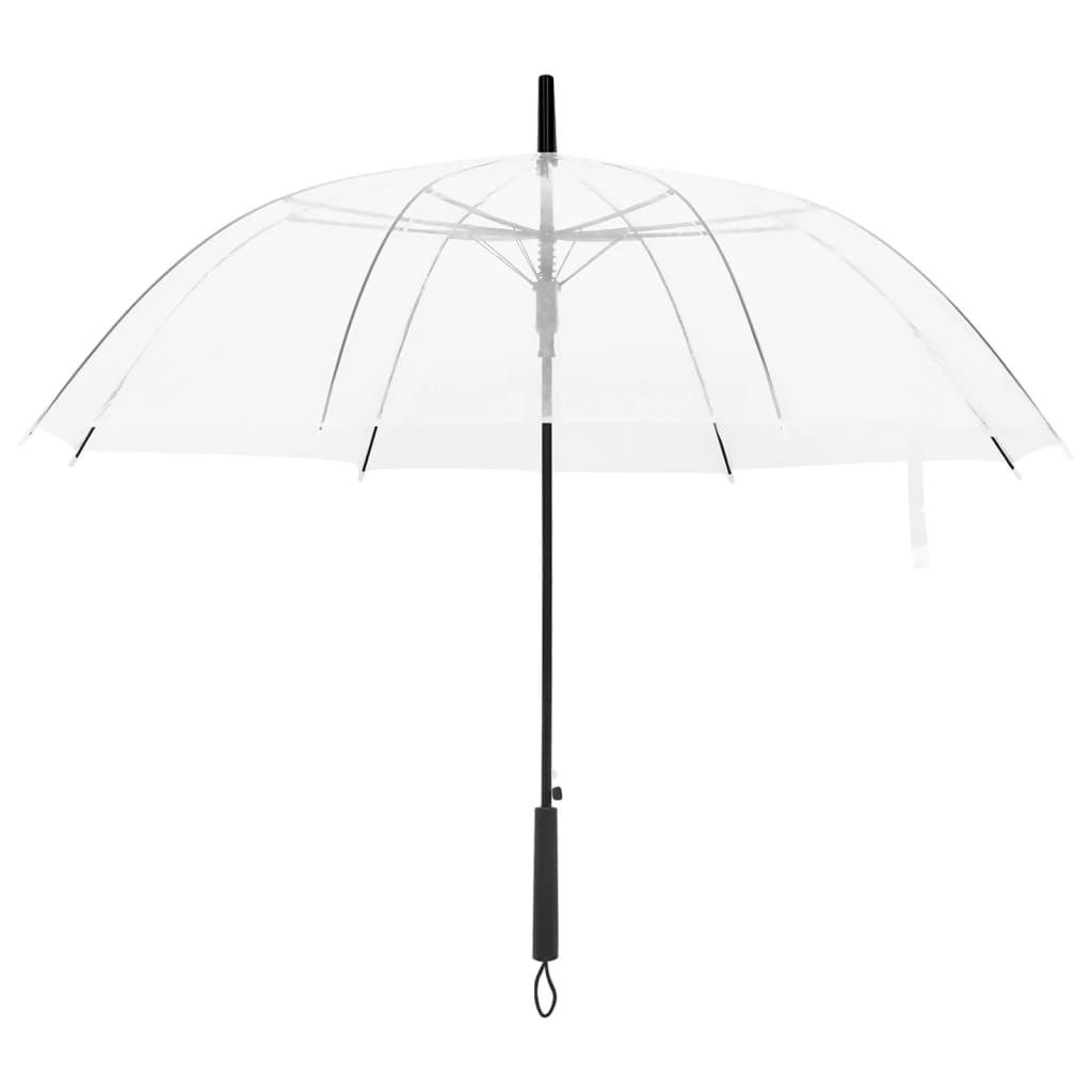 vidaXL Guarda-chuva transparente 100 cm