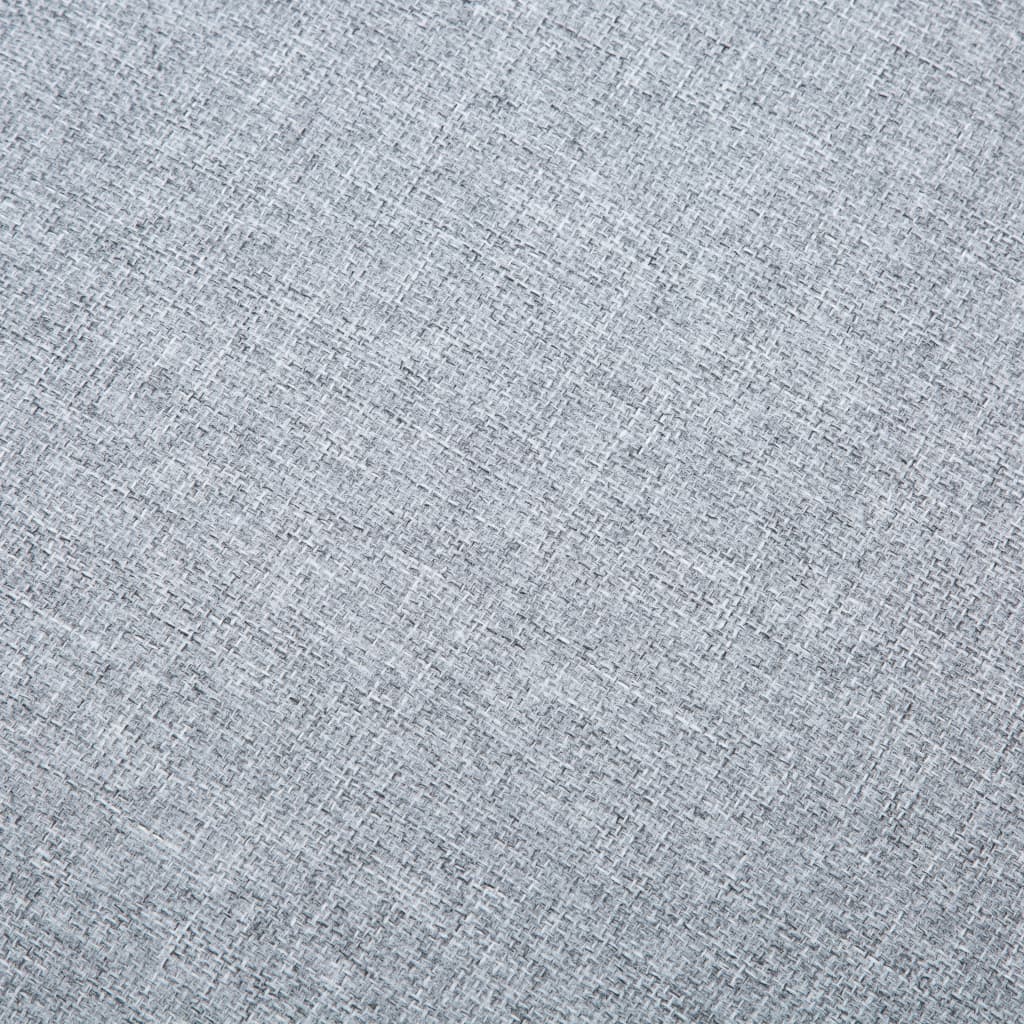 vidaXL Sofá em tecido c/ forma de L 171,5x138x81,5 cm cinzento claro