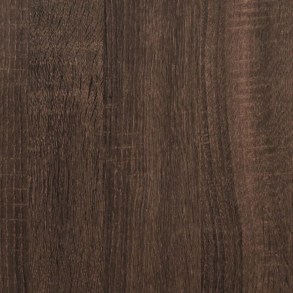 vidaXL Sapateira 60x21x125,5 cm derivados de madeira carvalho castanho
