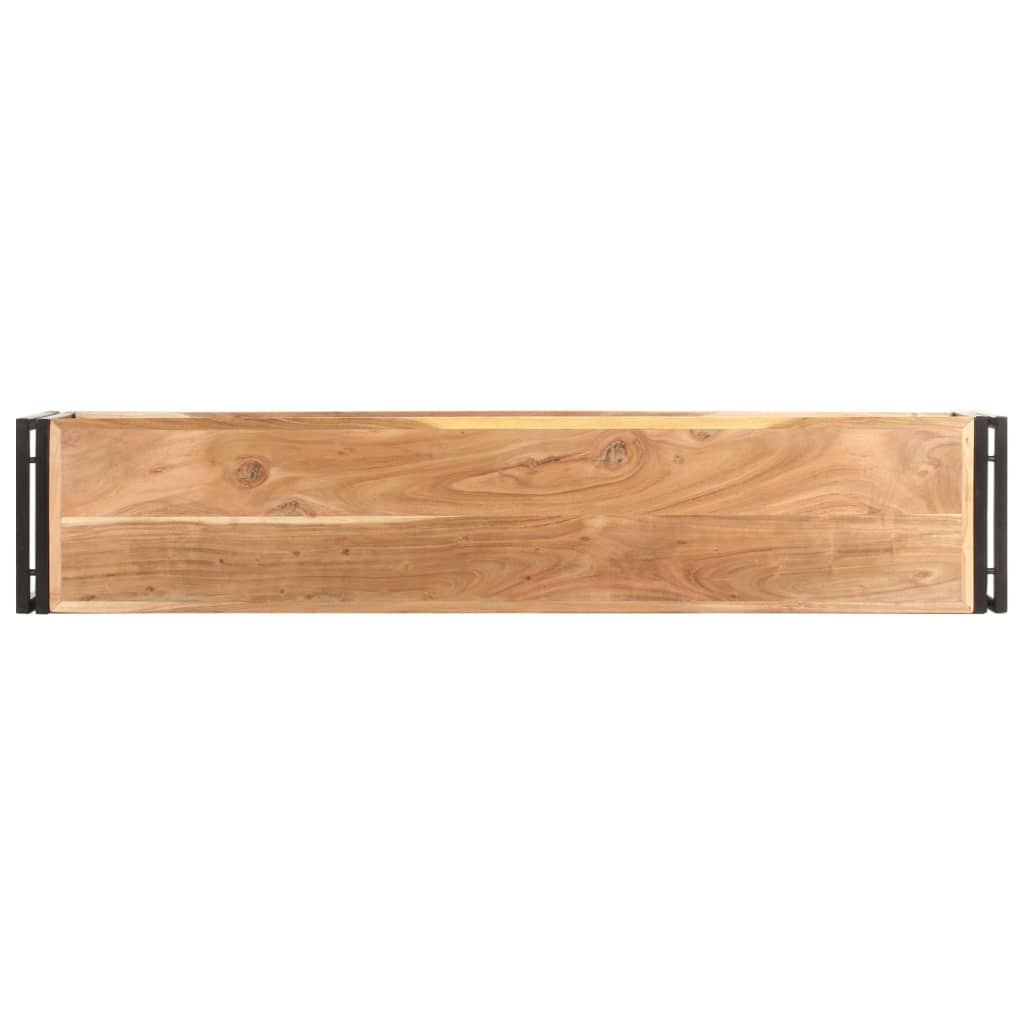 vidaXL Móvel de TV 150x30x40 cm madeira de acácia maciça