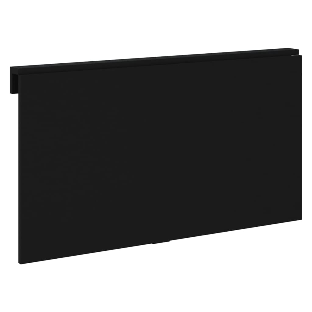 vidaXL Mesa de parede dobrável 100x60x56 cm derivados de madeira preto