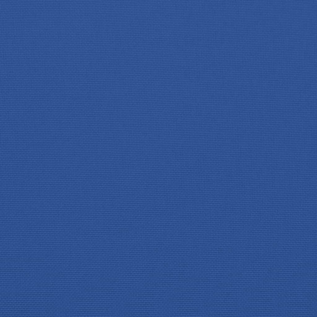 vidaXL Almofadões banco jardim 2 pcs 120x50x7cm tecido oxford azul