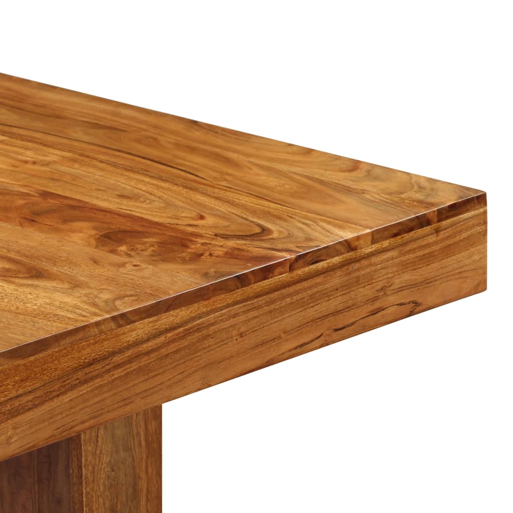 vidaXL Mesa de jantar 180x90x75 cm madeira de acácia maciça