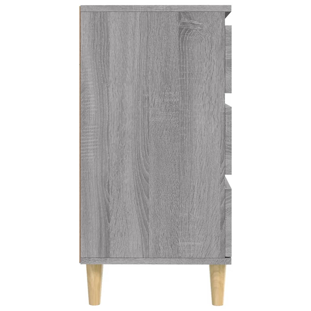 vidaXL Aparador 60x35x70 cm derivados de madeira cinzento sonoma