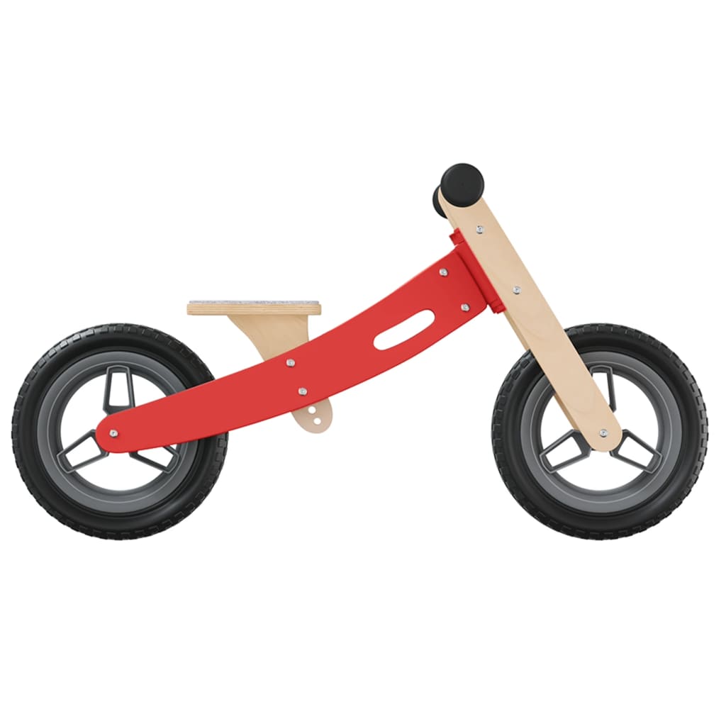 vidaXL Bicicleta de equilíbrio para crianças vermelho