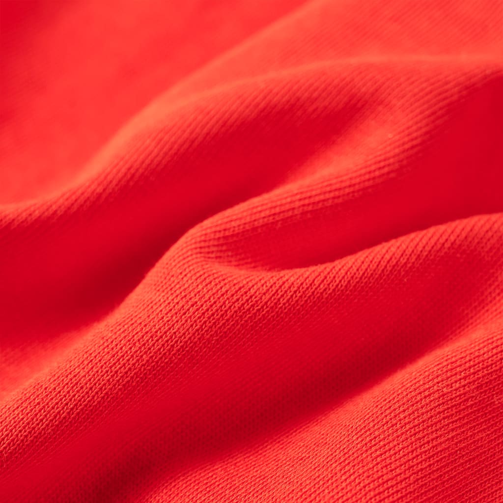 Sweatshirt para criança com capuz vermelho 92