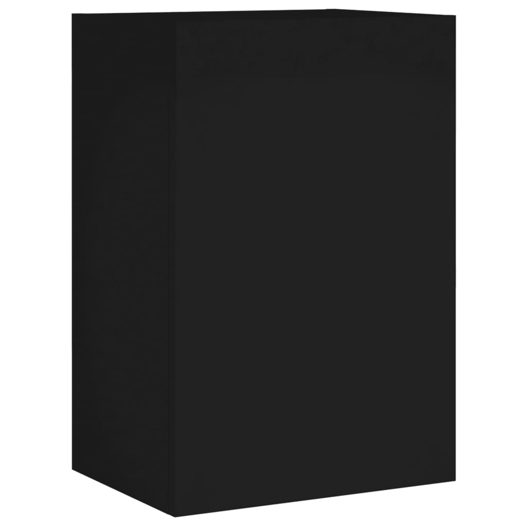 vidaXL 6 pcs móveis de parede p/ TV derivados de madeira preto