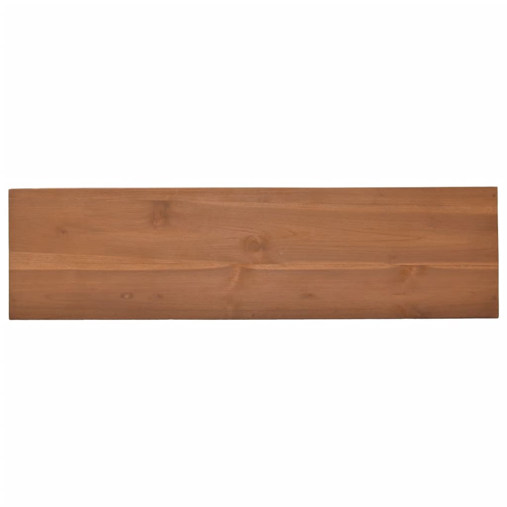 vidaXL Mesa consola 110x30x79 cm madeira de teca maciça