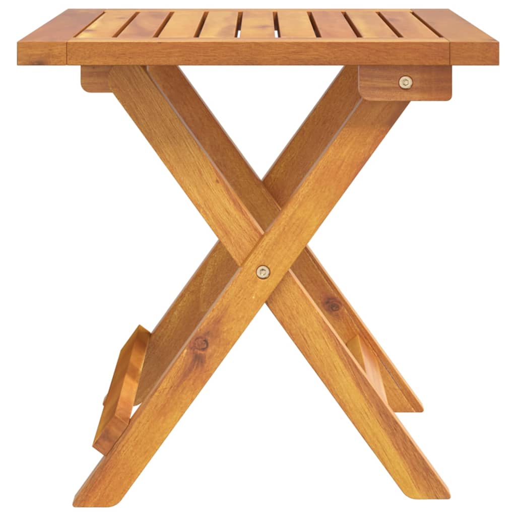 vidaXL Espreguiçadeira com mesa vime PE e madeira de acácia maciça